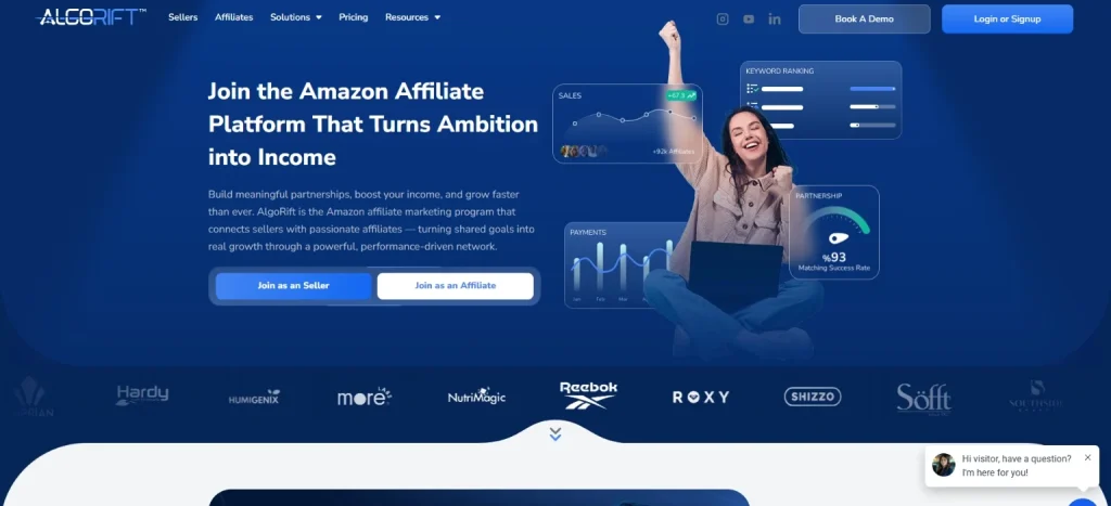 algorift affiliate homepage